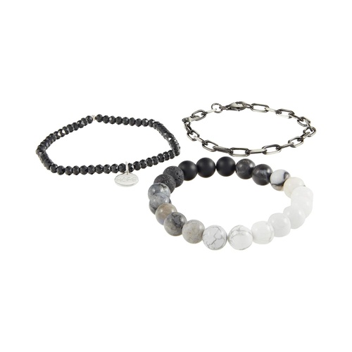  Dee Berkley Black Ombre Gemstone Bracelet Stack