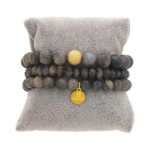  Dee Berkley Date Night Labradorite Beaded Bracelet Stack