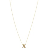 Dee Berkley 16 14 KT Initial X Adjustable Necklace