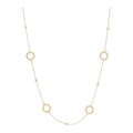 Dee Berkley 18 14 KT Bead/Circle Necklace