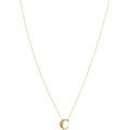 Dee Berkley 16 14 KT Initial C Adjustable Necklace