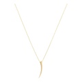 Dee Berkley 16 14 KT Horn Adjustable Necklace