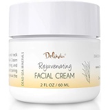 Deluvia Face Moisturizer Cream with Organic Aloe Vera, Organic Coconut Oil, Vitamin C, Vitamin E and Rosehip Oil. Daily Facial Lotion for Dry Skin, Sensitive Skin. Rejuvenating Facial Crea