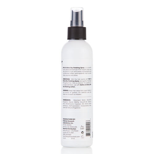  Design Essentials Wave By Design Mist & Shine Dry Finishing Spray - Moisturizes & Add Shine - 8 Oz