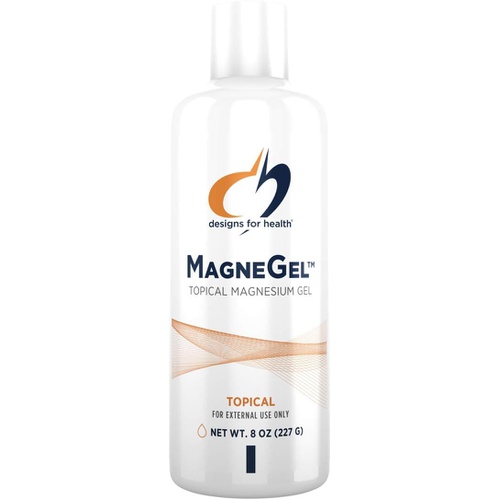  Designs for Health MagneGel Topical Magnesium Gel - Transdermal Magnesium Chloride Gel May Support Skin + Muscles - Apply to Arms or Legs (8oz)