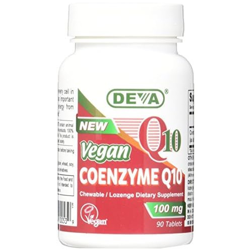  Deva Nutrition Deva Vegan Vitamins Coenzyme Q10 100 Mg, 90 Count