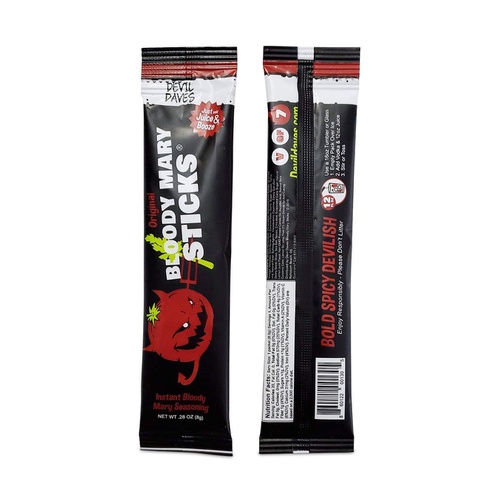  Devil Daves Original Bloody Mary Sticks Devil Daves Bloody Mary Seasoning | 12 Pack Pouch