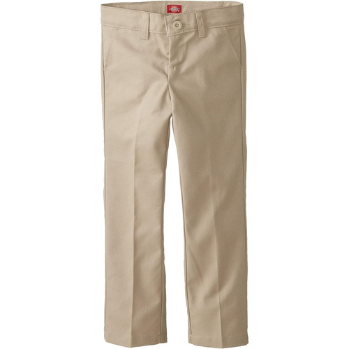 디키즈 Dickies Girls Slim Stretch Flat Front Pant