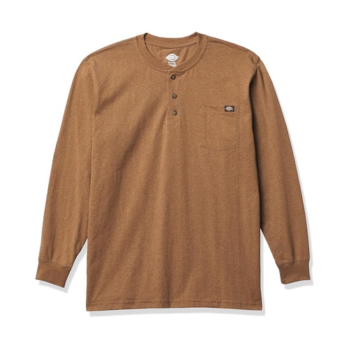 디키즈 Dickies Mens Big-Tall Long-Sleeve Heavyweight Henley