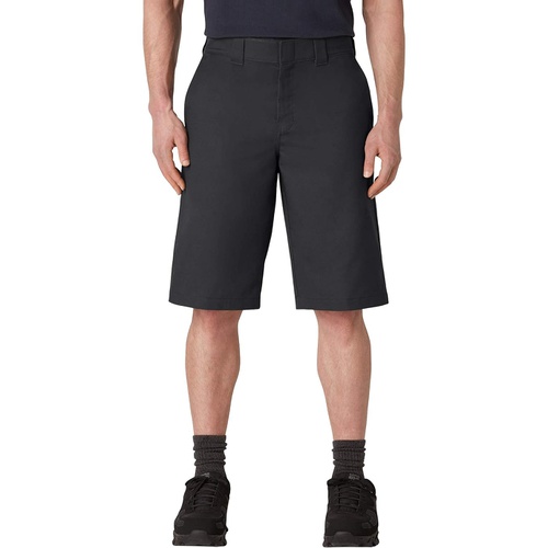 디키즈 Dickies Mens Cooling Temp-iq Active Waist Flat Front Shorts