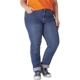 Dickies Size Womens Plus Perfect Shape Straight Stretch Denim Jeans