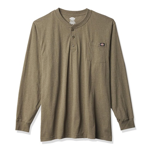 디키즈 Dickies Mens Big-Tall Long-Sleeve Heavyweight Henley