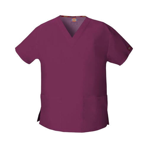 디키즈 Dickies Womens EDS Signature Scrubs 86706 Missy Fit V-Neck Top