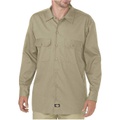 Dickies Mens Long Sleeve Flex Twill Work Shirt Big