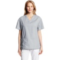 Dickies Womens GenFlex Junior-fit V-Neck Scrub Shirt