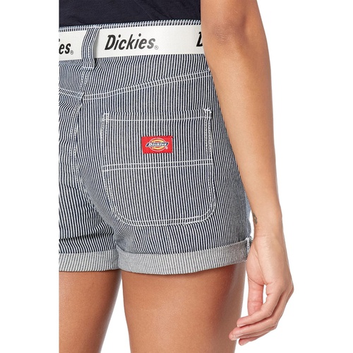  Dickies Juniors Five-Pocket High-Rise Roll Cuff Shorts