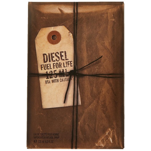 디젤 Diesel Fuel for Life for Men Eau de Toilette Spray, 4.2 Ounces