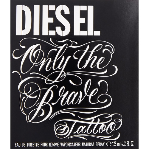 디젤 Diesel Only The Brave Tatoo Eau de Toilette Spray for Men, 4.2 Ounce