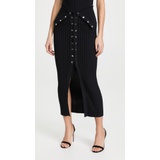 Dion Lee Lace Up Eyelet Skirt