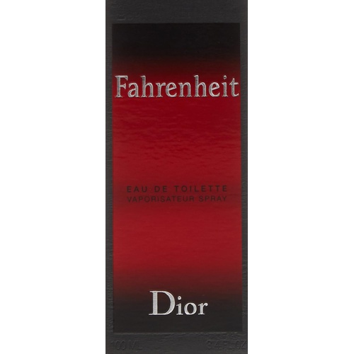 디올 Fahrenheit By Christian Dior For Men. Eau De Toilette Spray Red, 3.4 Oz.