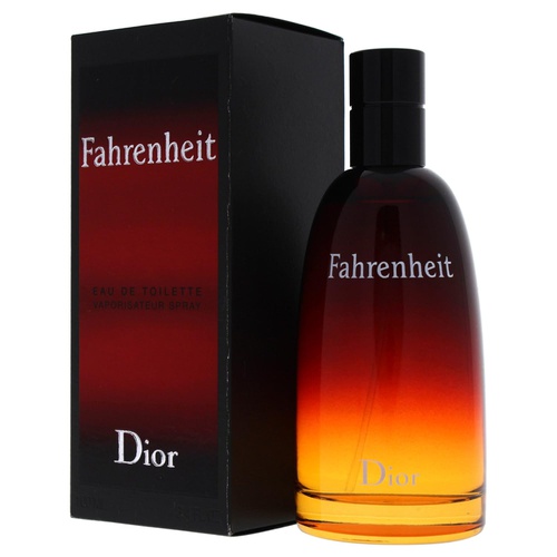 디올 Fahrenheit By Christian Dior For Men. Eau De Toilette Spray Red, 3.4 Oz.