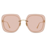 Dior UltraDior 65mm Oversize Square Sunglasses_GOLD/ ROSE