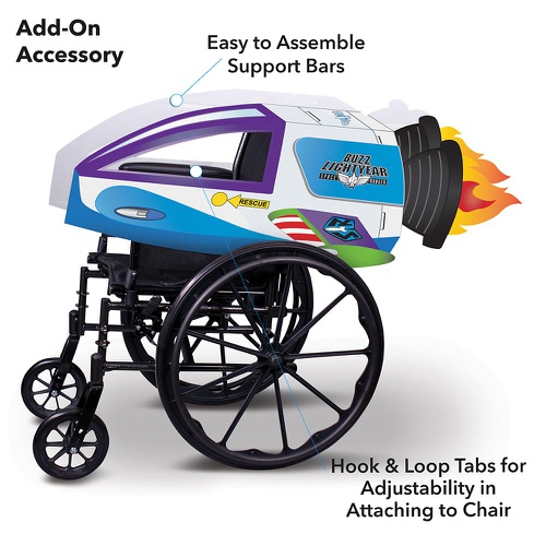 디즈니 Disney Buzz Lightyear Spaceship Wheelchair Cover Set by Disguise ? Toy Story