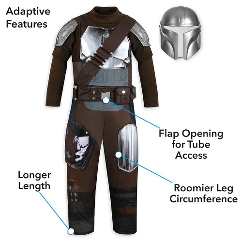 디즈니 Disney Star Wars: The Mandalorian Adaptive Costume for Kids