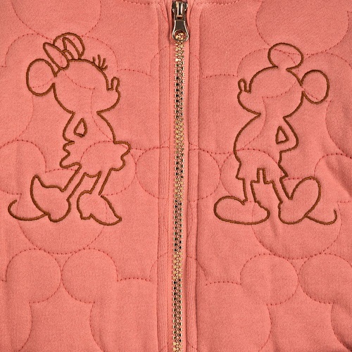 디즈니 Disney Mickey and Minnie Mouse Quilted Hooded Jacket for Kids