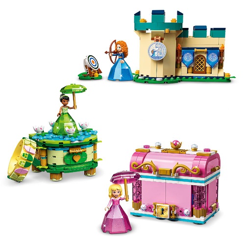 디즈니 Disney LEGO Aurora, Merida and Tianas Enchanted Creations 43203