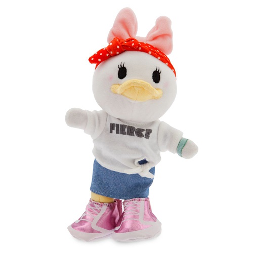 디즈니 Disney nuiMOs Outfit ? White Graphic T-Shirt with Denim Skirt, Sneakers, and Headband