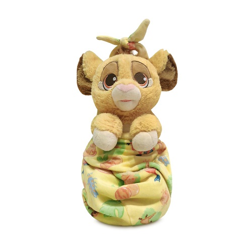 디즈니 Disney Babies Simba Plush Doll in Pouch ? The Lion King ? Small 13 3/4