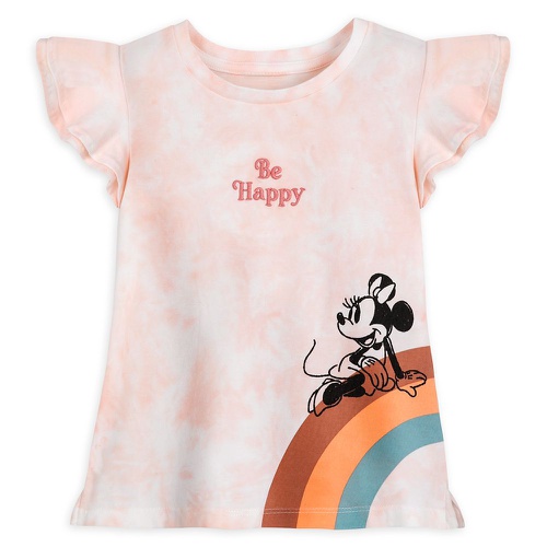 디즈니 Disney Mickey and Minnie Mouse Tie-Dye Top for Girls