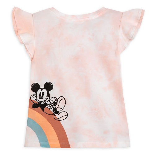 디즈니 Disney Mickey and Minnie Mouse Tie-Dye Top for Girls