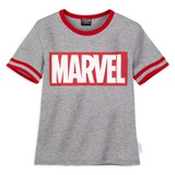 Disney Marvel Logo Ringer T-Shirt for Girls by Our Universe