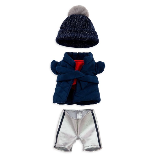 디즈니 Disney nuiMOs Outfit ? Blue Puffer Jacket, Red Shirt and Silver Pants with Blue and Silver Winter Hat