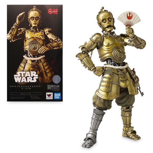 디즈니 Disney Honyaku Karakuri C-3PO Bandai Meisho Movie Realization Action Figure ? Star Wars