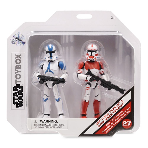 디즈니 Disney 501st Clone Trooper and Clone Shock Trooper Action Figure Set ? Star Wars Toybox