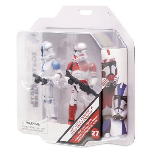 디즈니 Disney 501st Clone Trooper and Clone Shock Trooper Action Figure Set ? Star Wars Toybox