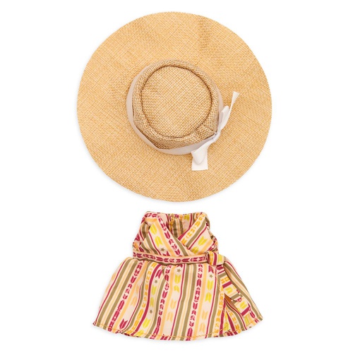 디즈니 Disney nuiMOs Outfit ? Printed Wrap Dress with Sun Hat