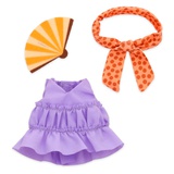 Disney nuiMOs Outfit ? Purple Dress with Headband and Fan