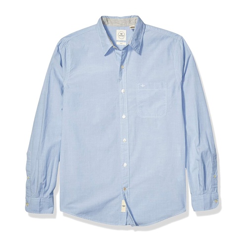 닥커스 Dockers Mens Long Sleeve Alpha Button Down Shirt