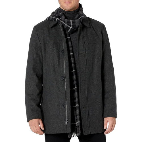 닥커스 Dockers Mens Weston Wool Blend Scarf Coat