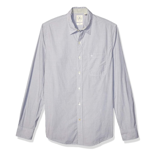 닥커스 Dockers Mens Long Sleeve Alpha Button Down Shirt