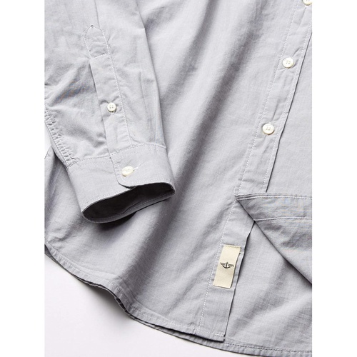 닥커스 Dockers Mens Long Sleeve Alpha Button Down Shirt