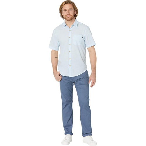 닥커스 Dockers Short Sleeve Modern Fit Supreme Flex Washed Poplin Shirt