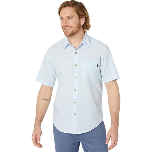 닥커스 Dockers Short Sleeve Modern Fit Supreme Flex Washed Poplin Shirt