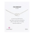 Dogeared Friendship Double Linked Rings Chain Bracelet