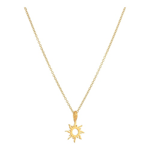  Dogeared Good Vibes Only, Radient Sun Pendant Necklace