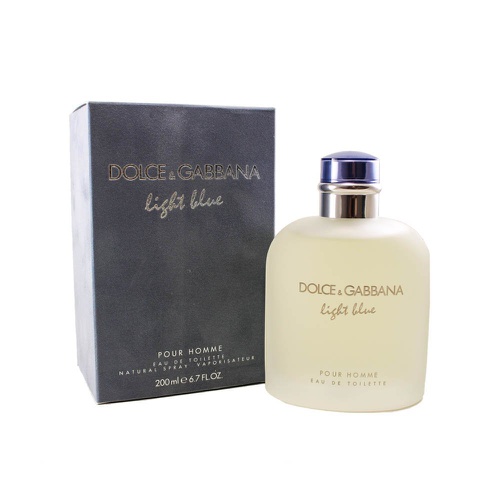 돌체앤가바나 Dolce & Gabbana Light Blue Eau de Toilette Spray for Men, 6.6 Fl Oz